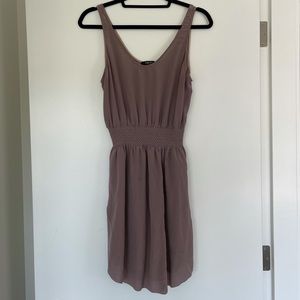 Babaton Lilac Mauve Silk Dress